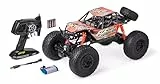 Carson 500404290 1:8 Dirt Crawler 4x4 100% RTR orange - Ferngesteuertes Auto, RC Auto für Kinder