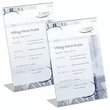 Durable Präsentationsständer 8596 DIN A4 Glasklar Acryl 21 x 9 x 30 cm