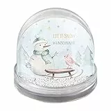 printplanet® - Schneekugel mit eigenen Namen Personalisieren - Motiv: Let It Snow