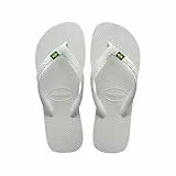 Havaianas Top Brasil Unisex FlipFlop White 41 EU