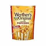 Werther's Original Caramel Popcorn Classic – 1 x 140 g – Popcorn mit Sahne-Karamell-Überzug – Knuspriger Snack mit Karamellgeschmack