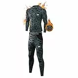 MEETYOO Herren U1 Basisschicht-Set, Tarnung Blau, L