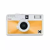 KODAK EKTAR H35N Halbformat-Filmkamera, 35 mm, wiederverwendbar, Bulb-Funktion, Sternfilter, beschichtetes, Objektiv (Film und Batterie sind Nicht im Lieferumfang enthalten) (Orange glasiert)