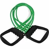 Deuser Expander Original mit Griffen, Grün 25-125 kg, Seit über 50 Jahren gefertigt in Solingen, Deutschland, Aus Naturlatex, Für Krafttraining/Fitness/Sport/Klimmzug/Yoga