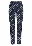 s.Oliver Damen Ak-216-47 Pyjamaunterteil, Dunkelblau Krawattenmuster, 36-38 EU