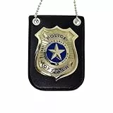 Polizeimarke mit Kette, Polizei Kostüm Zubehör Polizei Zubehör Set Polizeimarke Kette, Police Costume Accessoires Polizei Marke mit Kette Polizeimarke Kinder für Cosplay
