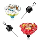 Kreisel Battle Set, Kinder Spielzeug Kreisel, Metal Rotierende Spielzeugset, Tops mit Starter und Griff, für Kindertag, Ostern, Weihnachten, Geburtstag