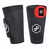JDP Premium 3in1 Schienbeinschoner, Strumpf mit integriertem Schienbeinschoner Fußball, Schienbeinschoner inkl. Fußballstutzen Kids, Schienbeinschoner Kinder Fussball, Schienbeinschoner Kinder schwarz