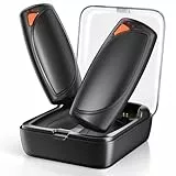 Lepwings Handwärmer Elektrisch 2er-Pack mit Ladecase, 14.000 mAh, Wiederverwendbare Taschenwärmer, Beidseitige Heizfunktion, 3 Heizmodi, USB-Aufladbar, Ideal für Outdoor im Winter