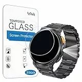 Frgnie Schutzfolie Kompatibel für DREMAC FV6 Smartwatch 1,85'' (3 Stück) Glas Displayschutzfolie Kompatibel für LIGE, HIRREO FV15, FV13, EF10, EF15 Smartwatch 1.85 zoll rund