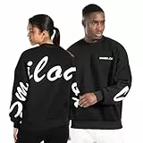 SMILODOX Unisex Oversize Sweatshirt Liquid Brail, Locker Geschnittener Pullover mit weichem Baumwollmix und markantem Rückenprint, Streetstyle-Design Hoodie für Alltag, Sport & Freizeit