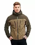 RevolutionRace Silence Proshell 3L Jacket, Herrenjacke, belüftete und wasserdichte Jacke für Wanderungen und andere Outdoor-Aktivitäten, Cub 3.0, M