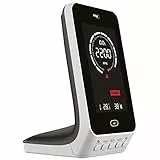 TFA Dostmann CO2 Messgerät AIRCO2NTROL UP, 31.5010.02, Luftgütemonitor, NDIR Dual Beam Sensor, Alarmfunktion für CO2 Konzentration, Raumklimaüberwachung, weiß