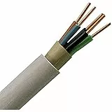 Kopp 153250844 Mantel-Leitung NYM-J, 5 x 2.5 mm², 50 m, grau