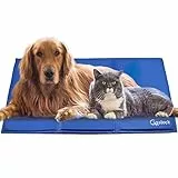 GoStock Kühlmatte für Hunde, Kühlmatte für Haustiere Ungiftiges Gel-Selbstkühlende Matte für Hunde und Katzen, Pet Cooling Mat Hund Cooler Pad für Kisten, Zwinger und Betten (120 * 80cm)