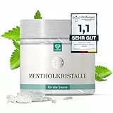 LoWell® 100g Mentholkristalle aus 100% reiner Minze - Ideal als Sauna Aufgussmittel für die Sauna in wiederverschließbarer Dose - Menthol