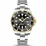 LN LENQIN Herren Uhr Edelstahl Uhren Herren wasserdichte Analog Quarzuhr Armbanduhrherren mit Datum Leuchtend Mode Freizeit Uhren für Männer