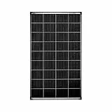 enjoy solar® 150W 12V Monokristallines Solarmodul, PERC 9BB - Solarpanel ideal für Wohnmobil, Balkonanlage, Gartenhäuse, Boot (Schwarzer Rahmen)