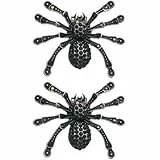 FRCOLOR Halloween Spider Schuhclips Damen Abnehmbare Spinnen Schuhschnallen Party Zubehör Für Karneval Und Hochzeitsdeko