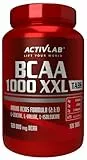 Activlab BCAA 1000 XXL Tabs, 120 Tabletten, Aminosäuren, L-Leucin, L-Isoleucin, L-Valin, Muskelprotein, Fitness, Muskelregeneration, Sportnahrung