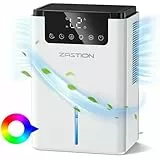 Luftentfeuchter Elektrisch, 2.2L Raumentfeuchter Leise Dehumidifier Mit Funktion Abtauen & Schlafmodus, Luftreinigung und Gegen Feuchtigkeit, Ideal für Schlafzimmer Badezimmer