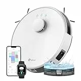 LEFANT M1 Saugroboter mit Wischfunktion, LiDAR Navigation, 5500Pa Staubsauger Roboter, 200Mins Max, Selbstaufladend, WLAN, 8 mit No-Go-Zonen, Ideal Tierhaare, Teppich, Hartboden