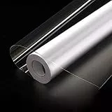 Hode Transparent Klebefolie Möbel Schutzfolie Selbstklebende Möbelfolie für Buchfolie Transparent Wandschutzfolie Spritzschutz Küchenrückwand Folie Wasserdicht 40X500cm Tapete