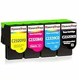 HenceBuy C2320K0 C2320C0 C2320M0 C2320Y0 Toner Kompatibler für Lexmark MC2425adw MC2425 C2425 C2425dw C2325 C2325dw MC2325 MC2535 MC2535adwe C2535 C2535dw Schwarz Cyan Magenta Gelb (4-Pack)
