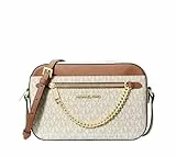 Michael Kors Jet Set Umhängetasche aus Saffiano-Leder, Vanille, Small