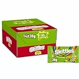 Skittles Crazy Sours, Fruchtbonbons Großpackung 14 x 38, Saure Kaubonbons mit Fruchtgeschmack, Vegane Snacks (532g)