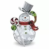 Swarovski Holiday Cheers Französische Bulldogge, Weihnachtliches Ornament mit Klaren, Grünen und Roten Swarovski Kristallen