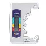 Luqeeg Universal Batterietester - C/D/9V/AA/AAA/1.5V Lithiumbatterien - Batterietester für Haushaltsbatterien