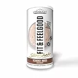 Layenberger Fit&Feelgood Slim Shake Powder, Mahlzeitersatz für 12 Portionen mit je 213 kcal (1x 396 g) - Schoko-Nuss