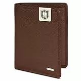 REDOLZ Leder-Geldbörse Hochformat | RFID-Schutz & 8 Kartenfächer | Geldbeutel Maße 9,5 x 2,5 x 12 cm für Männer & Frauen