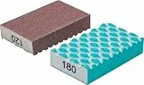 BGS DIY 80812 | Schleifschwamm-Satz | K 120, 180 | 2-TLG.