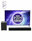 ULTIMEA Soundbar mit kabellosem Subwoofer, VoiceMX & BassMX, App-Steuerung, Bluetooth® 6.0, 2.1ch Soundbar für TV Geräte, Einstellbarer Bass, HDMI, Optisch, Poseidon M30, 2026