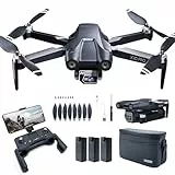 CHUBORY X10 PRO GPS Drohne mit 4K UHD Kamera für Erwachsene | 90 Min Flugzeit & 1000m Steuerreichweite | Bürstenloser Motor 5G RC Quadcopter DE-260130-3