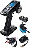 Carson 500500121 FS 4K Reflex Wheel Pro 4 LCD inkl. Brushless-Set + 6kg Servo - RC Zubehör, Modellbauzubehör, Tuning Set, RC Fernsteuerung, Schwarz