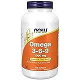 Now Foods, Omega 3-6-9, 1.000 mg, 250 Weichkapseln, Laborgeprüft, Essenzielle Fettsäuren, Glutenfrei, Sojafrei, Ohne Gentechnik
