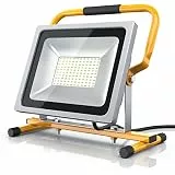 Brandson - LED Baustrahler 50 Watt - Arbeitsscheinwerfer - Bauscheinwerfer - Arbeitsleuchte - Wasserdicht IP65 - für die Werkstatt, Baustelle oder Garage