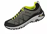 Brütting Unisex Kansas Trekking- & Wanderhalbschuhe, Anthrazit Schwarz Lemon, 44 EU