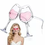 MAGICLULU Wacky Eyeglasses Wein Form Lustige Partybrille Für Bar Nachtclub Und Mottopartys Ausgefallene Sonnenbrille Für Unvergessliche Feiern Und