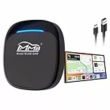 MMB CarPlay Magic Box Carplay 2025 Neueste Android 13 Multimedia Video Ai Box, QCM 6225 8-Core 8+128GB,YouTube/Netflix/Google Store, unterstützt HDMI-Ausgang und SIM-Karte CarPlay und Android Auto
