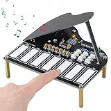 DONGKER DIY Klavier Löt Bausatz kit Elektronisches DIY Schweißen Elektronik Bausatz mit Notiz Lehr und Lernausbildung Spiel Musik Lötprojekt Kreatives Geschenk Lötübungsset Mint-Fächer
