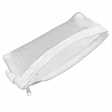 TEHAUX Federmäppchen Netztasche Reißverschluss Groß Bleistift-Organizer Weißes Robustes Material