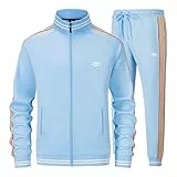 W JIANWANG Herren Trainingsanzug Jogginganzug Sportanzug Tracksuits 2 Teiliges Lässiges Athletisches Jogging 5005-L