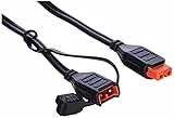 AEG Automotive 10150 Komfortanschluss Ladegeräte KV 20, 2 m, für schwer erreichbare Batterien bei Auto und Motorrad, Schwarz