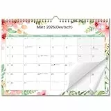 AEYAKA Wandkalender 2026 Kalender, Monatlicher Hängender, 14 Monate November 2025 - Dezember 2026 mit Ferienübersicht, Mond, 29 cm x 41 cm Deutsch