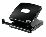 Novus C 225 Bürolocher (locht bis zu 25 Blatt Papier, Vollmetallgerät) schwarz