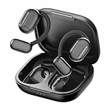 SoundPEATS GoFree Open Ear Kopfhörer Bluetooth 5.3, Kabellose Kopfhörer mit Ohrbügel Hi-Res-Audio und LDAC, Air Conduction Kopfhörer für Sport 45H Spielzeit Wasserdicht IPX4 mit Mikrofon App-Steuerung